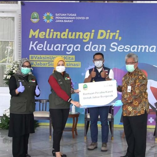 bank bjb Serahkan Bantuan Penanganan Bencana Alam di Jabar