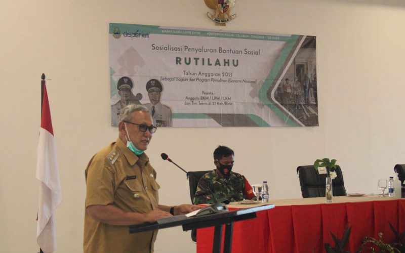 Bupati Acep Purnama Buka Sosialisasi Rutilahu Tahun 2021