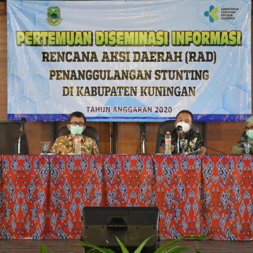 Sekda Kuningan Berikan Arahan Sekaligus Membuka Program Rencana Aksi Daerah (RAD) Penanggulangan Stunting