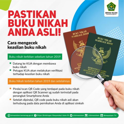 Waspada Pemalsuan, Ini Cara Mengenali Buku Nikah Asli