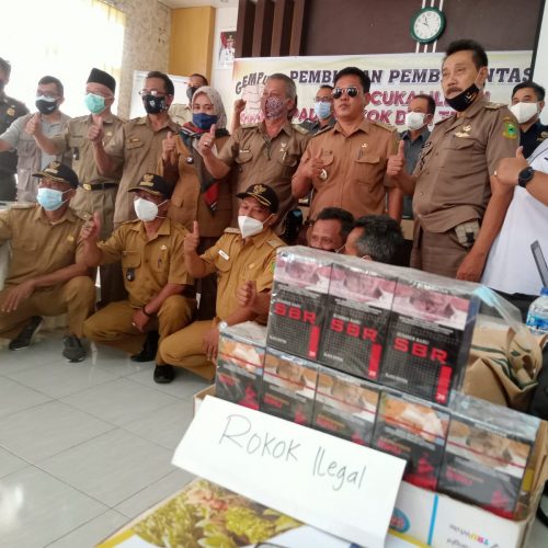 Bea Cukai dan Pemkab Kuningan Gempur Rokok Ilegal