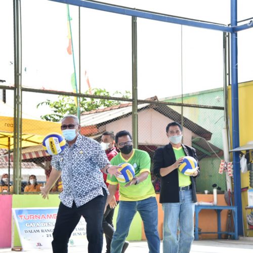 Klub Satria Muda Jalaksana Gelar Turnamen Bola Voli Gala Desa Putra