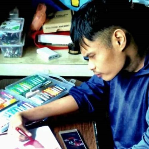 Obar Sobarudin, Sosok Difabel Inspiratif Tekuni Profesi Melukis