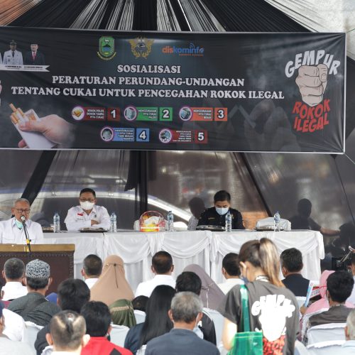 Diskominfo Gelar Sosialisasi Pencegahan Rokok Ilegal