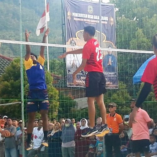 Turnamen Bola Voli di Desa Galaherang Memasuki Babak Final, Bupati Kuningan Direncanakan Hadir