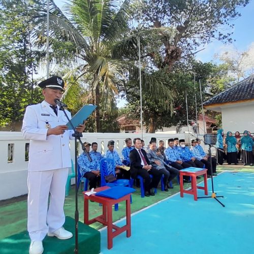 Pemdes Galaherang Gelar Upacara HUT RI, Kades Tata Minta Warganya Maknai Kemerdekaan dengan Membangun