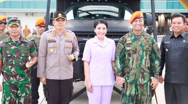 Tingkatkan Sinergitas, Kapolres Majalengka Hadiri Langsung Kunjungan panglima TNI