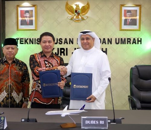 Teken Kerja Sama dengan Kemenag, Saudia Airlines Angkut 101.809 Jemaah Indonesia