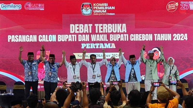 Tampil Prima di Debat Terbuka Perdana, Paslon Nomor Urut 1 Rahmat-Imam Siap Kerja Nyata Bangun Pemerataan Ekonomi dan SDM Unggul di Cirebon