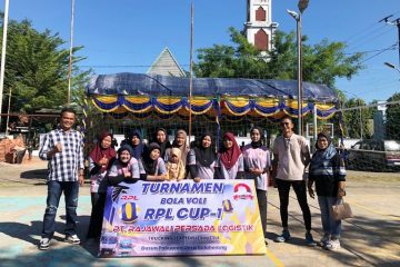 Rajawali Persada Logistik Dukung Karang Taruna Sponsori Turnamen Bola Voli di Desa Galaherang