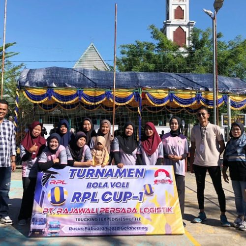 Rajawali Persada Logistik Dukung Karang Taruna Sponsori Turnamen Bola Voli di Desa Galaherang