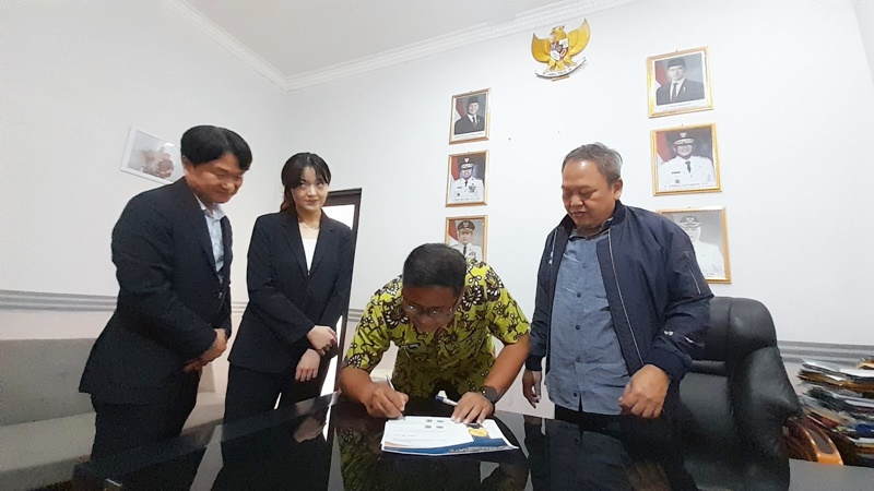 Kadis Ketahanan Pangan dan Pertanian Sambut Baik Perusahaan Global Daegu Nongsan dari Korsel Siap Investasi Pertanian di Kuningan