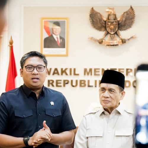 Bertemu Wamenag, Wamentan Sudaryono: Ketahanan Pangan Jadi Gerakan Keumatan