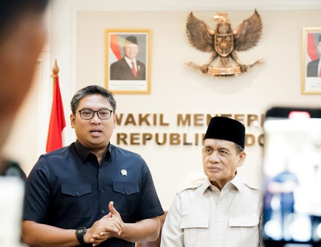 Bertemu Wamenag, Wamentan Sudaryono: Ketahanan Pangan Jadi Gerakan Keumatan